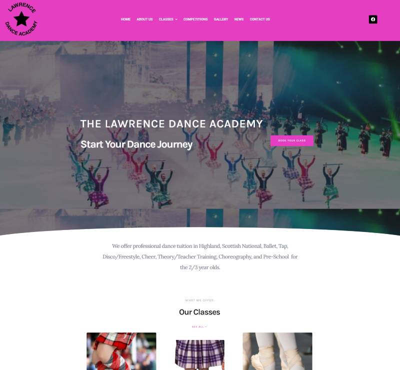 New Website Dance Classes Aberdeenshire Lawrence Dance Academy